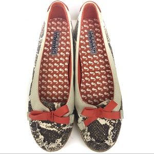 Sperry Top Sider Snakeskin Print Espadrilles